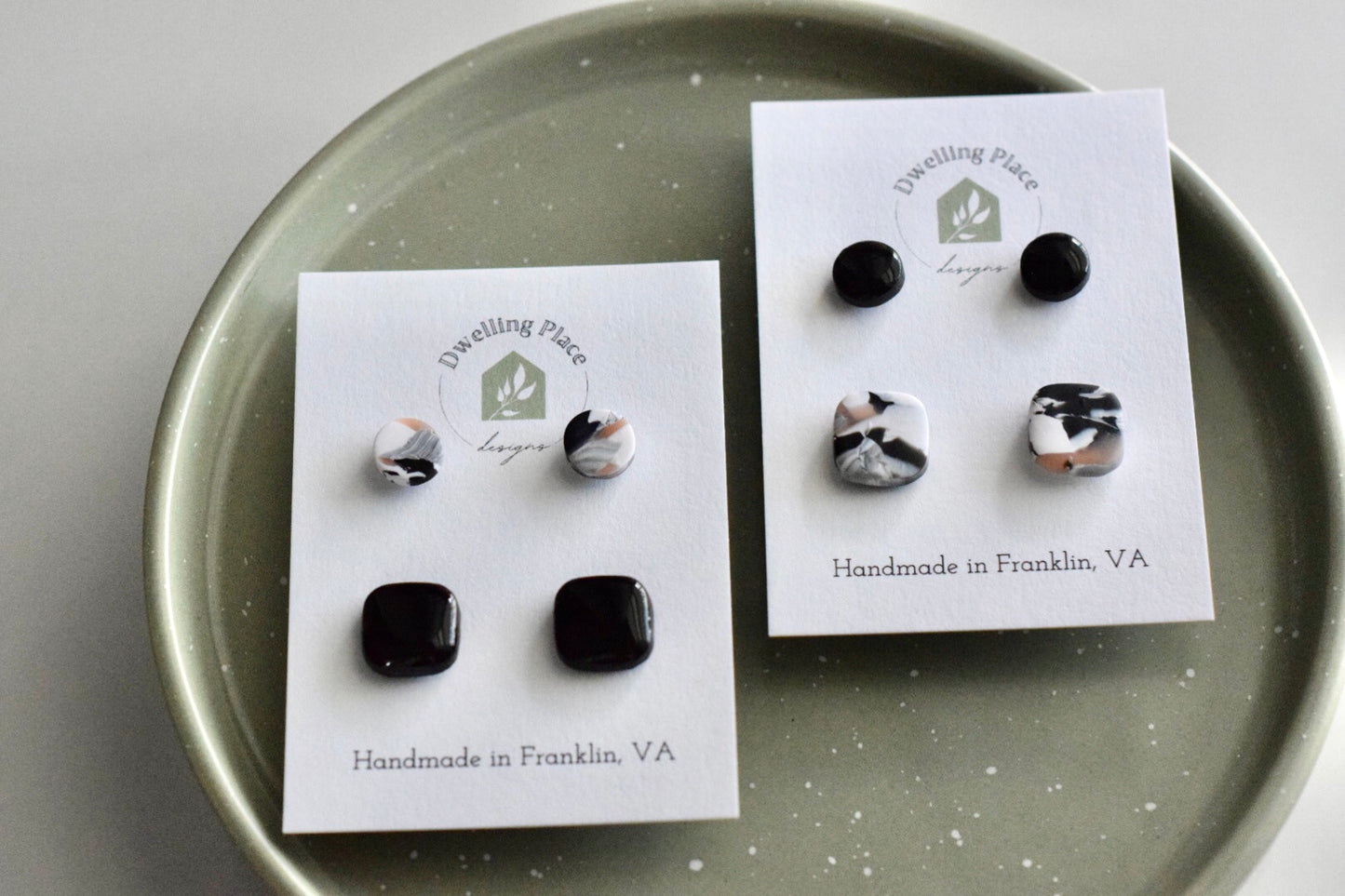 Circle + Square Stud Pack